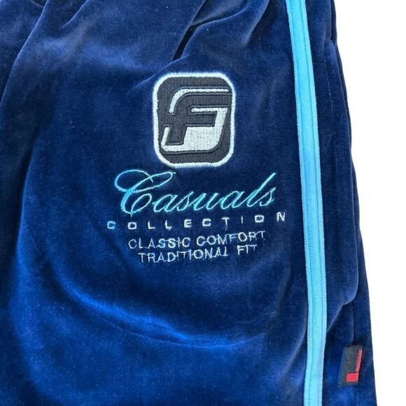 FUBU Vintage Millennium Y2K Velour Terrycloth Sweatpants - Picture 4 of 10